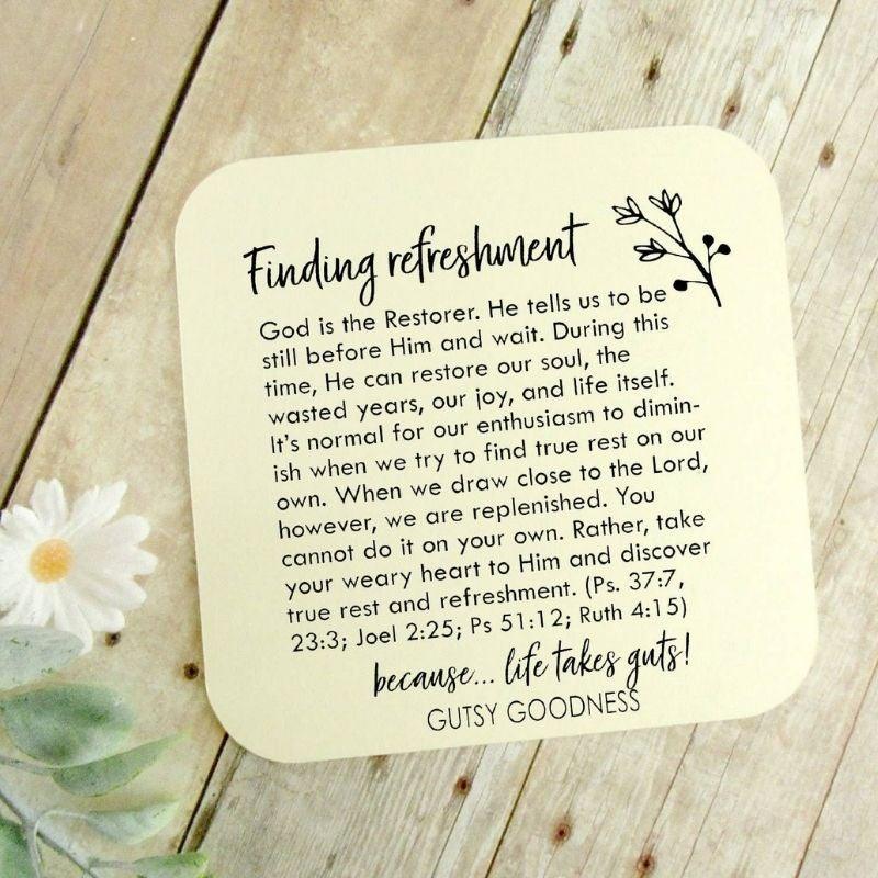 He Restores My Soul Keychain - Amela&