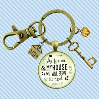As For Me & My House Keychain - Amela's Chamber