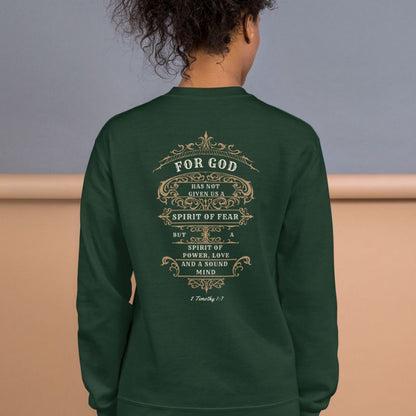 Fear Not 2-Sided Sweatshirt