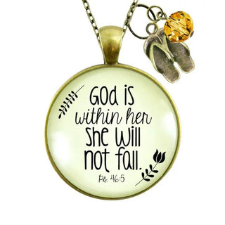 God Is Within Her Necklace