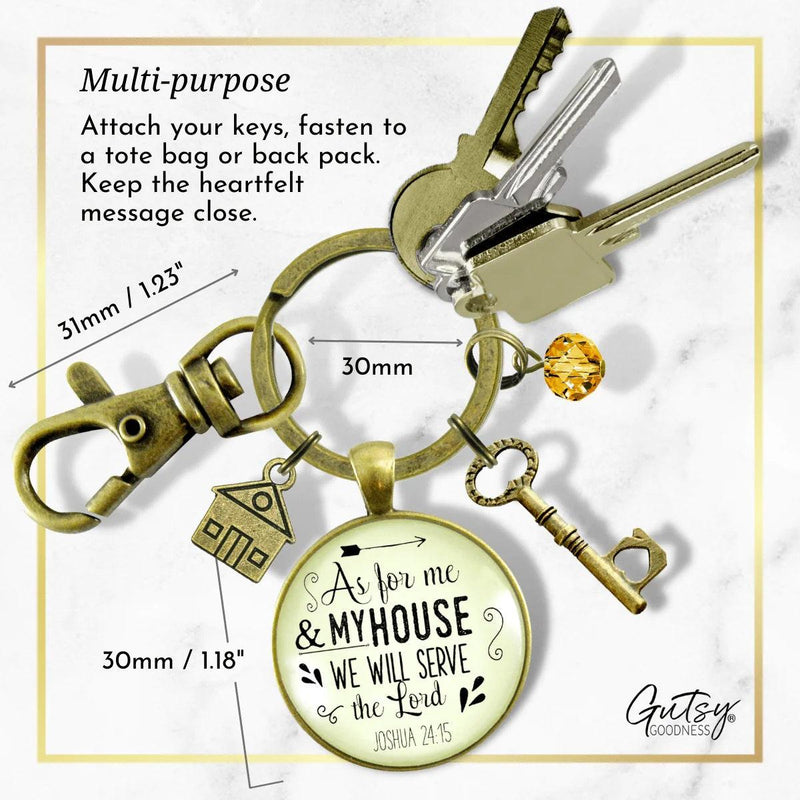 As For Me & My House Keychain