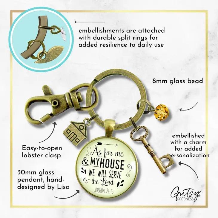 As For Me & My House Keychain