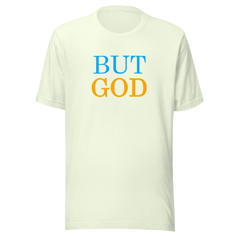 But God with ABC's of Salvation 2-Sided T-Shirt (Lighter Colors) - Amela's Chamber