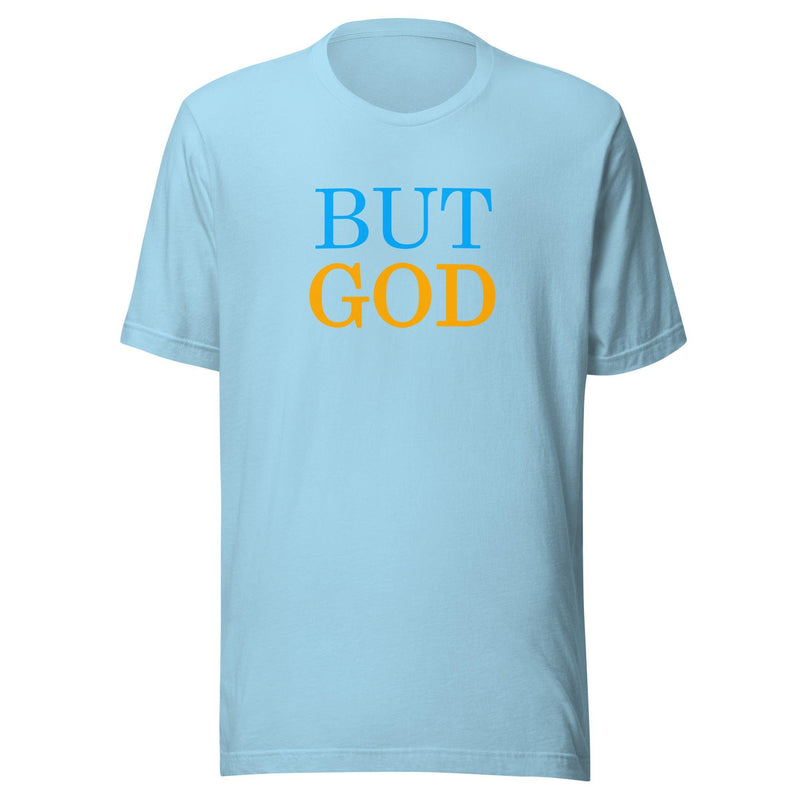 But God with ABC's of Salvation 2-Sided T-Shirt (Lighter Colors) - Amela's Chamber