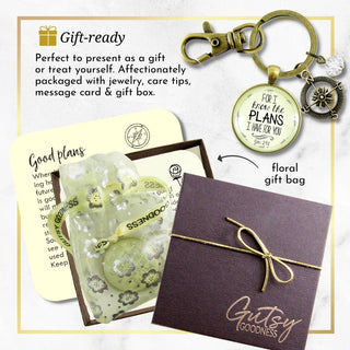 Faith Keychain For I Know the Plans I Have For You Jerem ^