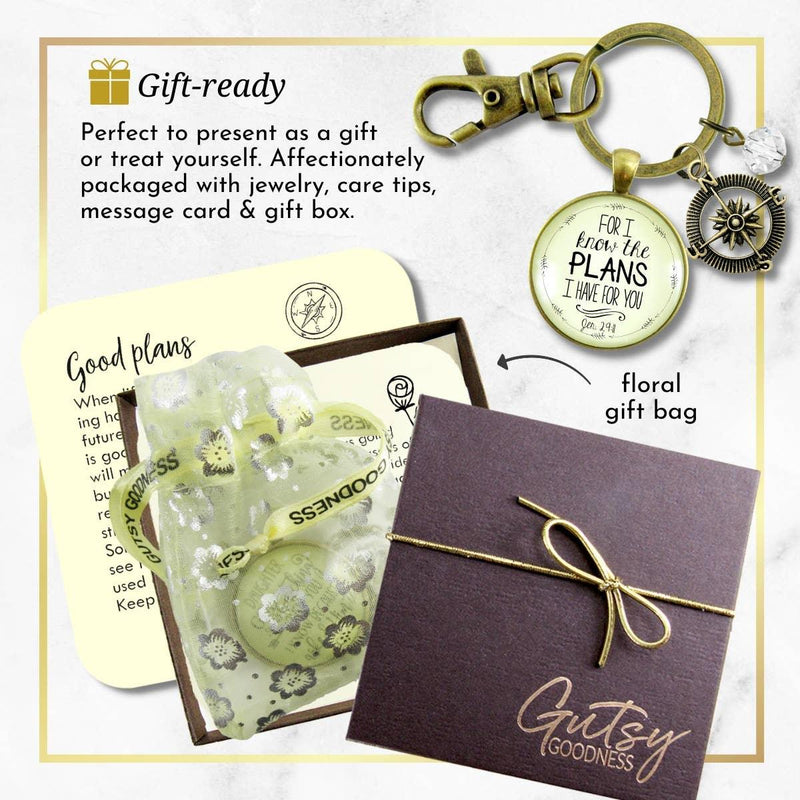 Faith Keychain For I Know the Plans I Have For You Jerem ^