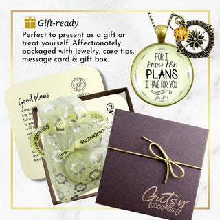 For I Know Plans I Have for You Necklace Faith Inspired ^