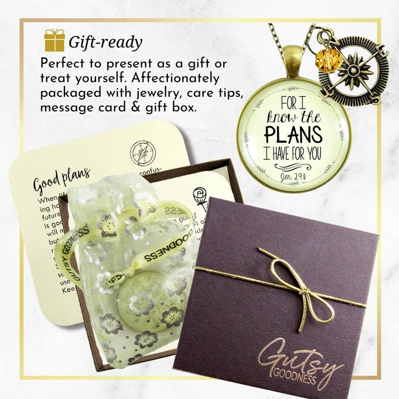 For I Know Plans I Have for You Necklace Faith Inspired ^