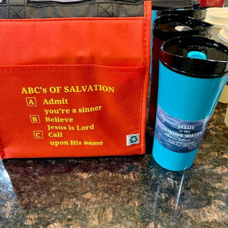 Christian Cooler Tote Bag with ABC's of Salvation - Amela's Chamber