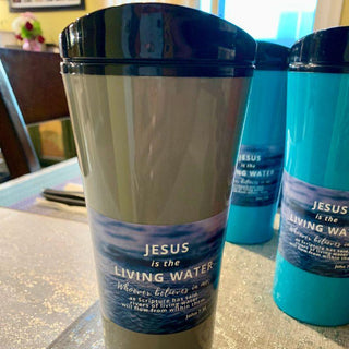 Spread the Gospel - Drinkware Christian Stickers - Jesus Is The Living Water (10 Pack)