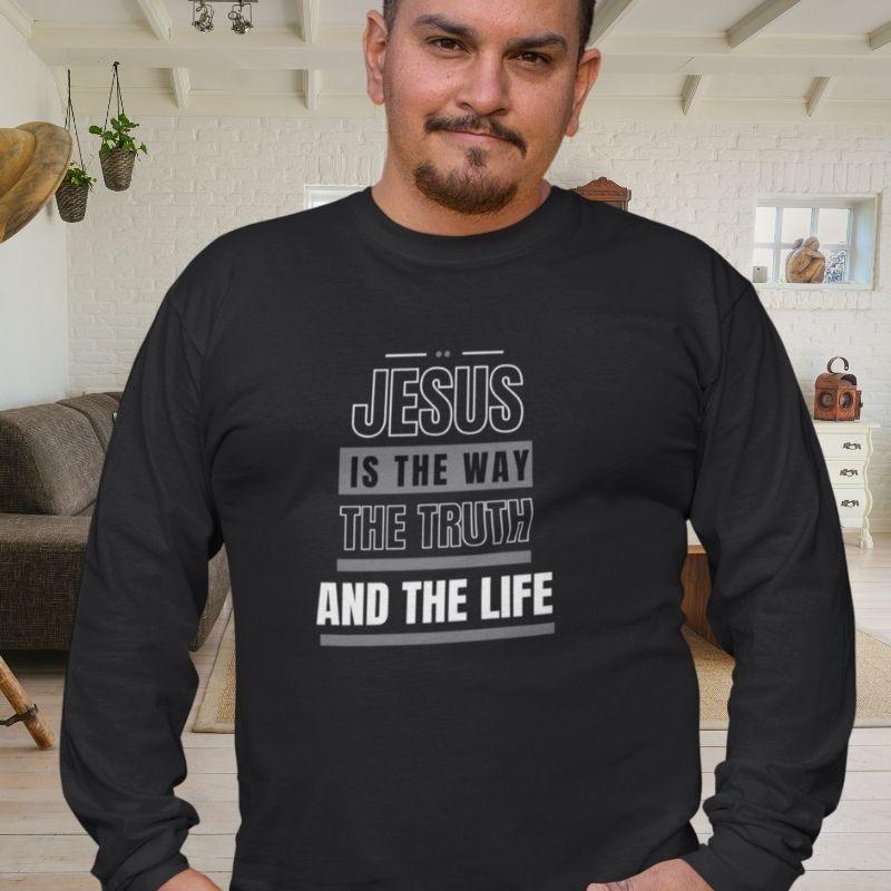 Jesus Is The Way Long Sleeve T-Shirt - Amela's Chamber