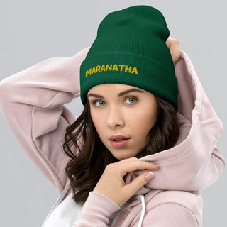 Maranatha Cuffed Christian Beanies - Amela's Chamber