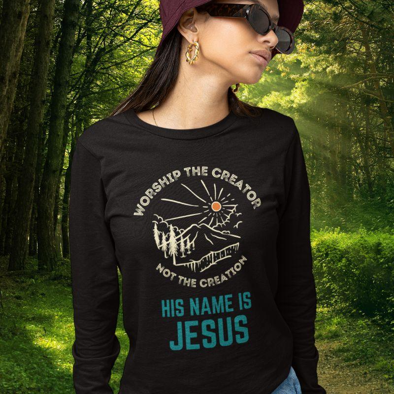 Worship The Creator Long Sleeve T-Shirt - Amela's Chamber