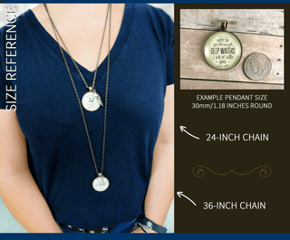 Blessed Is She Who Believes Necklace