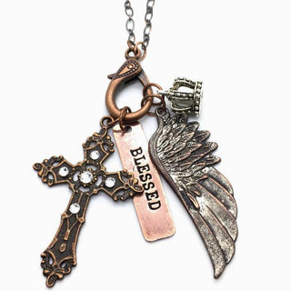 Blessed Treasure Salvaged Copper Necklace