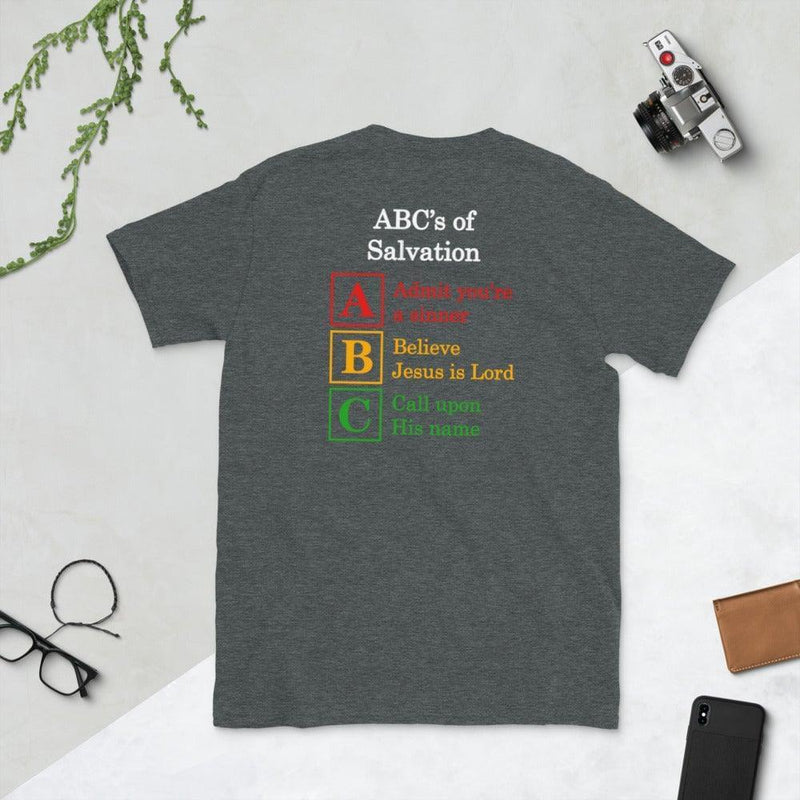 But God with ABC's of Salvation 2-Sided T-Shirt - Amela's Chamber