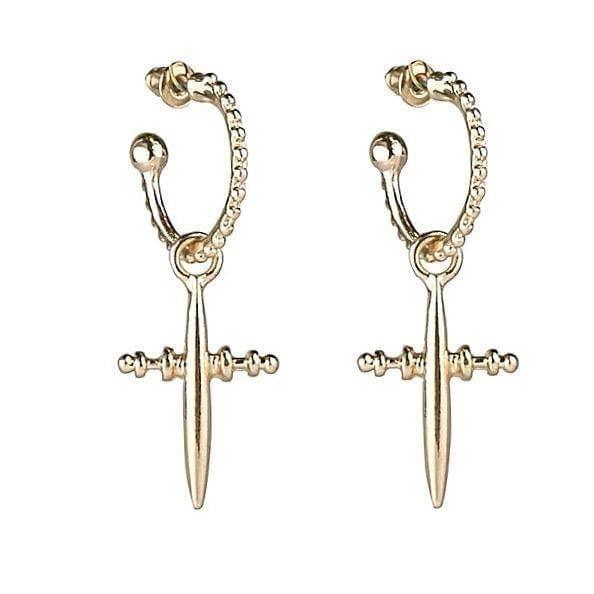 Christian Jewelry for Women - Cross Earrings