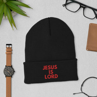 Jesus is Lord Cuffed Christian Beanies