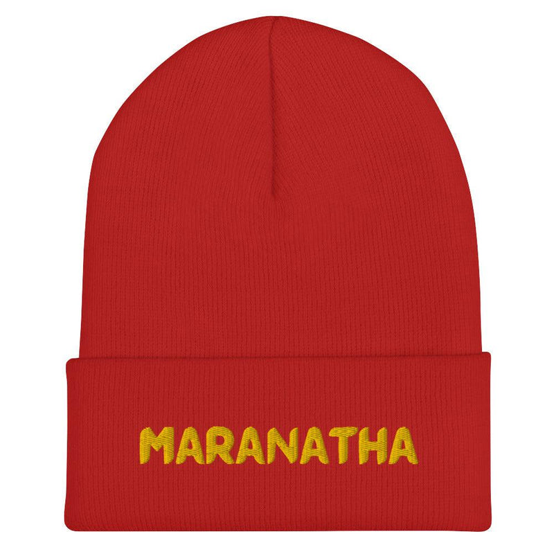 Maranatha Cuffed Christian Beanies