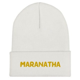 Maranatha Cuffed Christian Beanies - Amela's Chamber