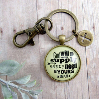 God Will Supply Every Need Keychain - Amela's Chamber