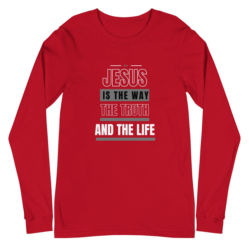 Jesus Is The Way Long Sleeve T-Shirt - Amela's Chamber