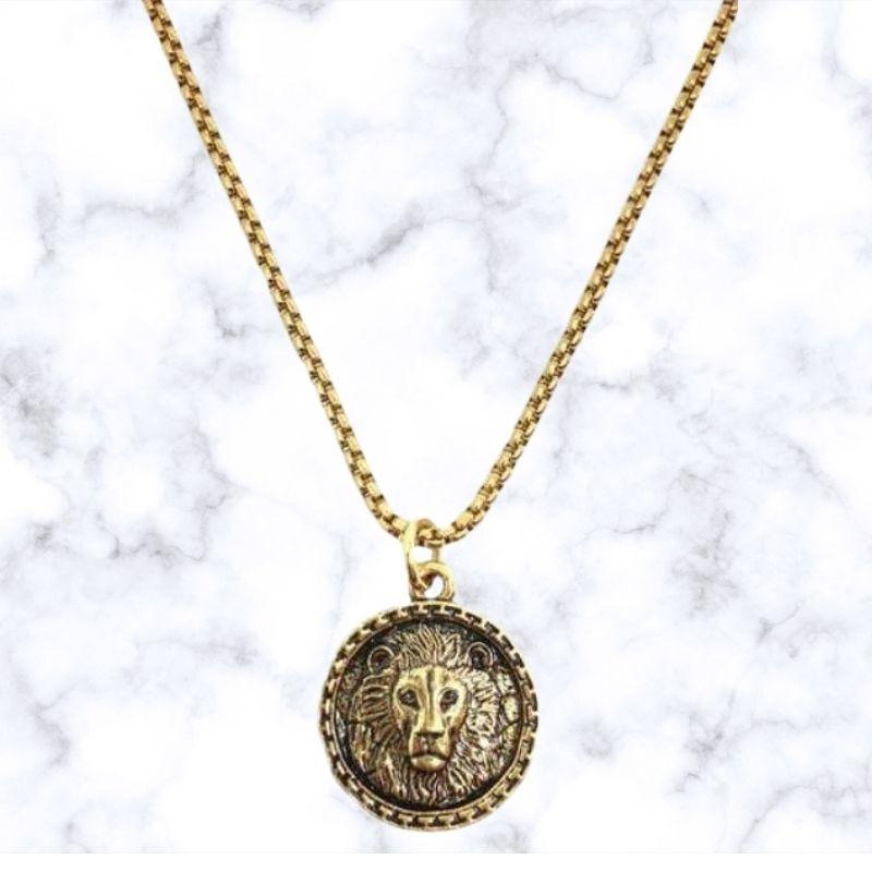 Lion Of Judah Coin Necklace - Amela's Chamber