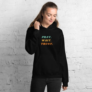 Pray Wait Trust Unisex Hoodie - Amela's Chamber