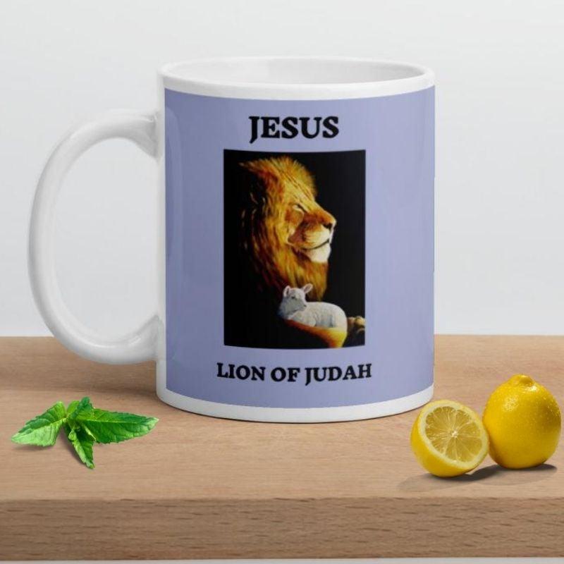 The Lion & The Lamb 2-Sided Mug - Amela's Chamber