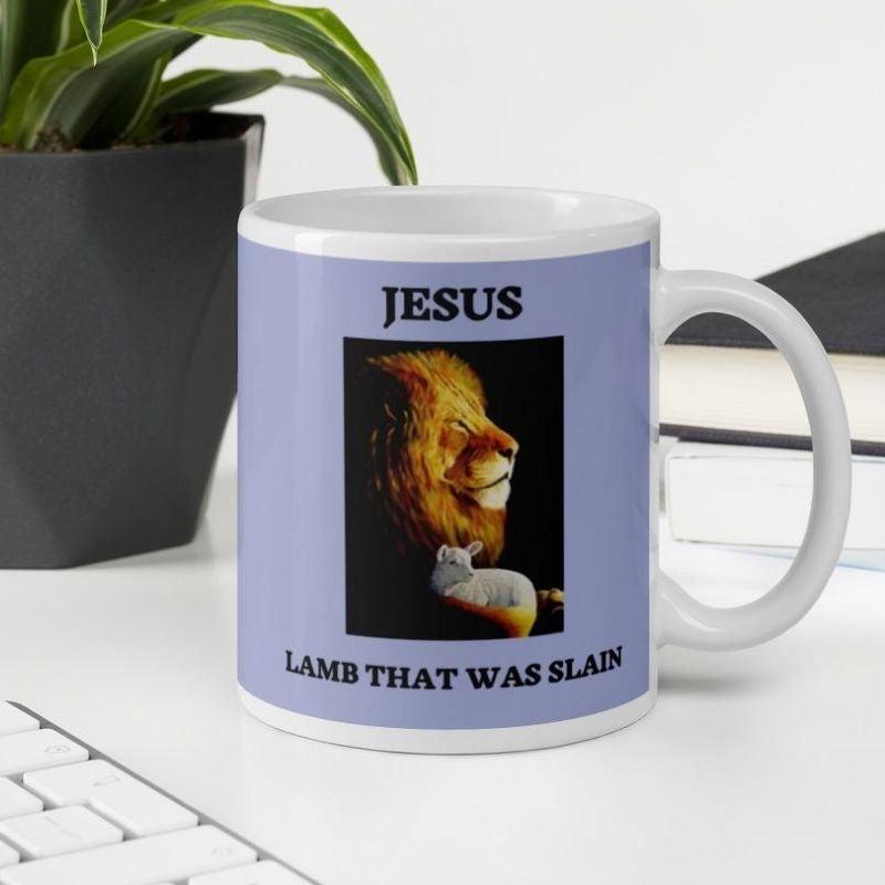 The Lion & The Lamb 2-Sided Mug - Amela's Chamber