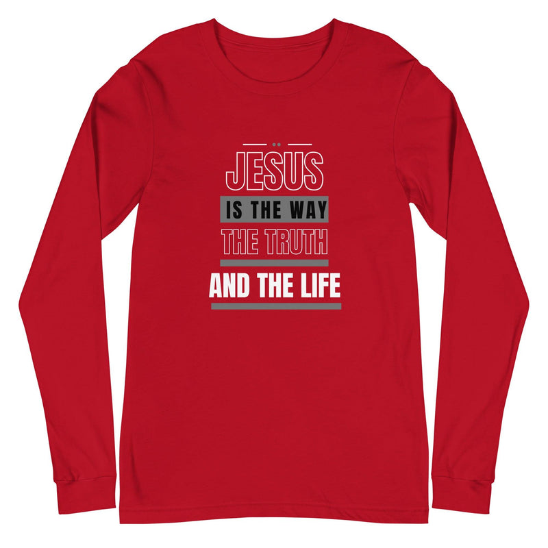 Jesus Is The Way Long Sleeve T-Shirt
