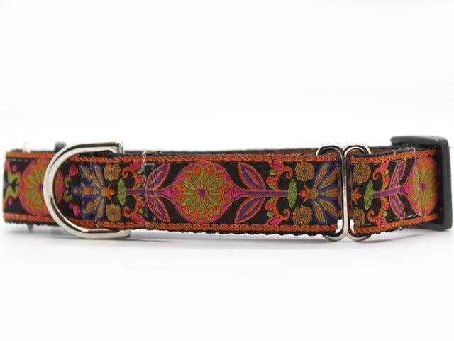 Venice Ink Medium Martingale Dog Collar - Amela's Chamber