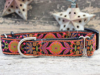 Venice Ink Medium Martingale Dog Collar - Amela's Chamber