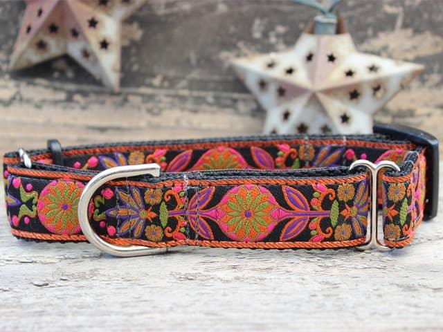 Venice Ink Medium Martingale Dog Collar - Amela's Chamber